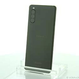 【中古】SONY(ソニー) Xperia 10 II 64GB ブラック SO-41A docomoロック解除SIMフリー【291-ud】