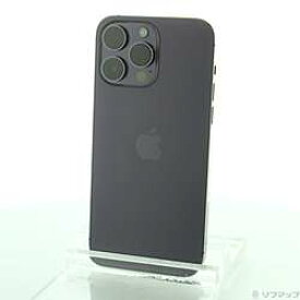 【中古】Apple(アップル) iPhone14 Pro Max 512GB ディープパープル MQ9J3J／A SIMフリー【291-ud】