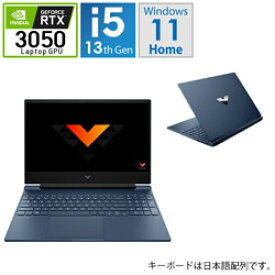 hp(エイチピー) 806Z8PA-AAAH ゲーミングノートパソコン Victus G1モデル(RTX3050) パフォーマンスブルー ［15.6型 /Windows11 Home /intel Core i5 /メモリ：16GB /SSD：512GB /無し /日本語版キーボード /2023冬モデル］ 806Z8PAAAAH