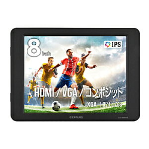 CENTURY(�Z���`�����[) ���o�C�����j�^�[ plus one HDMI �u���b�N LCD-8000VH5B �m8.0�^ /XGA(1024×768�j /���C�h /60Hz�n LCD8000VH5B