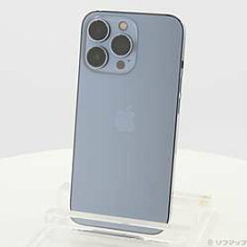 【中古】Apple(アップル) iPhone13 Pro 128GB シエラブルー MLUK3J／A SIMフリー【291-ud】