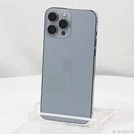 【中古】Apple(アップル) iPhone13 Pro Max 256GB シエラブルー MLJD3J／A SIMフリー【291-ud】