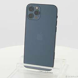 【中古】Apple(アップル) iPhone12 Pro 128GB パシフィックブルー MGM83J／A SIMフリー【291-ud】