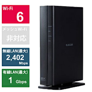 ELECOM(GR) Wi-Fi[^[ 2402+574Mbps ubN WRC-X3000GS3-B mWi-Fi 6(ax) /IPv6Ήn WRCX3000GS3B