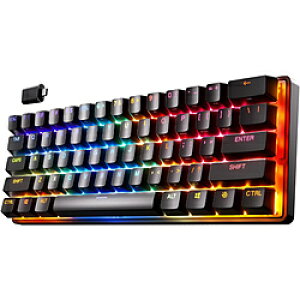 SteelSeries Q[~OL[{[h(sbhgK[Ή) Apex Pro Mini Wireless(pz USz) 64842J mLECX /BluetoothEUSB-A{USB-Cn 64842J