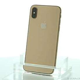 【中古】Apple(アップル) iPhoneXS 256GB ゴールド MTE22J／A SIMフリー【291-ud】