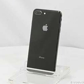 【中古】Apple(アップル) iPhone8 Plus 256GB スペースグレイ NQ9N2J／A SIMフリー【291-ud】