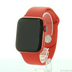 【中古】Apple(アップル) Apple Watch Series 6 GPS + Cellular 44mm (PRODUCT)REDアルミニウムケース (PRODUCT)REDスポーツバンド【291-ud】