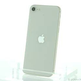 【中古】Apple(アップル) iPhone SE 第3世代 64GB スターライト MMYD3J／A SIMフリー【291-ud】