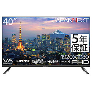 JAPANNEXT PCj^[ VA/5Nۏ JN-V40TFHD-U-H5 m40^ /tHD(1920×1080) /Chn JN-V40TFHD-U-H5