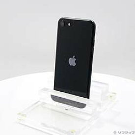 【中古】Apple(アップル) iPhone SE 第3世代 64GB ミッドナイト MMYC3J／A SIMフリー【291-ud】