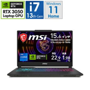 MSI(GGXAC) Q[~Om[gp\R CYBORG 15 A13U ubNXPg CYBORG15-A13UCK-4169JP[RTX3050] CYBORG15A13UCK4169JP