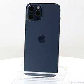 【中古】Apple(アップル) iPhone12 Pro Max 128GB パシフィックブルー MGCX3J／A SIMフリー【291-ud】
