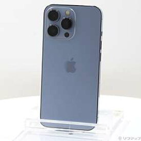 【中古】Apple(アップル) iPhone13 Pro 128GB シエラブルー MLUK3J／A SIMフリー【291-ud】