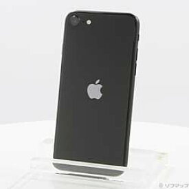 【中古】Apple(アップル) iPhone SE 第2世代 64GB ブラック MHGP3J／A SIMフリー【291-ud】