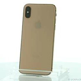 【中古】Apple(アップル) iPhoneXS 256GB ゴールド NTE22J／A SIMフリー【291-ud】