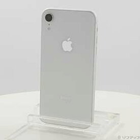 【中古】Apple(アップル) iPhoneXR 64GB ホワイト MT032J／A SIMフリー【291-ud】