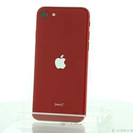 【中古】Apple(アップル) iPhone SE 第2世代 128GB プロダクトレッド MXD22J／A SIMフリー【291-ud】