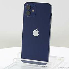 【中古】Apple(アップル) 〔展示品〕 iPhone12 64GB ブルー 3H518J／A SIMフリー【291-ud】