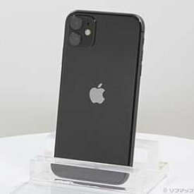 【中古】Apple(アップル) iPhone11 64GB ブラック MHDA3J／A SIMフリー【291-ud】