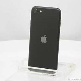 【中古】Apple(アップル) iPhone SE 第2世代 64GB ブラック MHGP3J／A SIMフリー【291-ud】