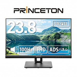 PRINCETON(�v�����X�g��) PC���j�^�[ �u���b�N PTF-B241WS-BK �m23.8�^ /�t��HD(1920×1080) /���C�h /100Hz�n PTF-B241WS-BK