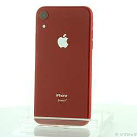【中古】Apple(アップル) iPhoneXR 64GB プロダクトレッド MT062J／A SIMフリー【291-ud】