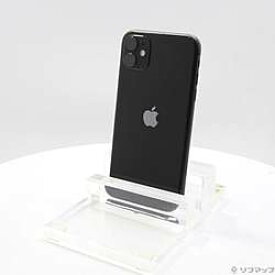 【中古】Apple(アップル) iPhone11 64GB ブラック MHDA3J／A SIMフリー【291-ud】