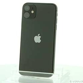 【中古】Apple(アップル) iPhone11 64GB ブラック MHDA3J／A SIMフリー【291-ud】