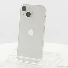 【中古】Apple(アップル) iPhone13 mini 128GB スターライト MLJE3J／A SIMフリー【291-ud】