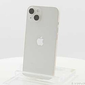 【中古】Apple(アップル) セール対象品 iPhone13 128GB スターライト MLND3J／A SIMフリー【291-ud】