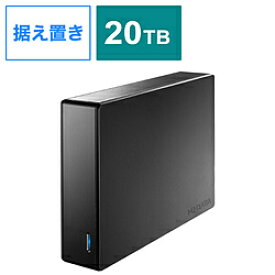 IO DATA(アイオーデータ) HDJA-UTN20B 外付けHDD USB-A接続 「BizDAS」NAS用(Chrome/Mac/Windows11対応) ブラック ［20TB /据え置き型］ HDJAUTN20B