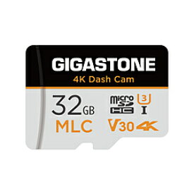 GIGASTONE Micro SDカード　U3 V30 MLC 4K Dash Cam　ダッシュ・カム-シリーズ/32GB GJMX-BC32GMLCRW ［Class10 /32GB］ GJMXBC32GMLCRW