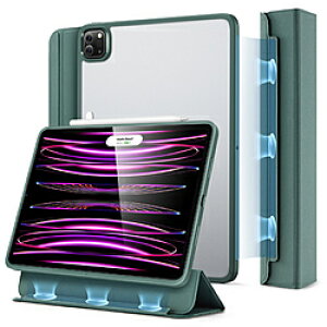 ESR 12.9インチ iPad Pro(第6/5世代)用 Ascendハイブリッドケース フォレストグリーン AscendHybridCase