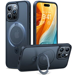 TORRASgX UPRO Ostand Matte Case for iPhone 15 Pro P[X g[X ubN X00FX0231