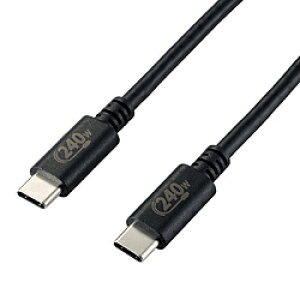 ELECOM(GR) USB-C  USB-CP[u [[d /] /2m /USB Power Delivery EPR /240W /USB2.0] ubN U2C-CCPE20NBK U2CCCPE20NBK