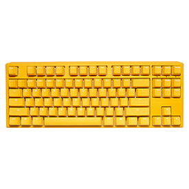 DUCKY ゲーミングキーボード One 3 RGB TKL(シルバー軸・英語配列) Yellow Ducky dk-one3-yellowducky-rgb-tkl-silver ［有線 /USB］ ONE3YDTKLSILVER 【852】