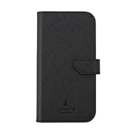 ランバン Folio Case Double Lined MagSafe iPhone 15 LANVIN COLLECTION Black LCDLBLKFLIP2361 LCDLBLKFLIP2361