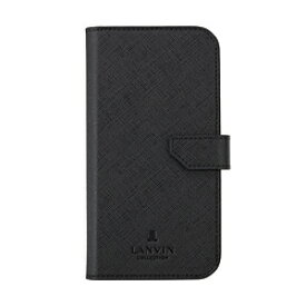 ランバン Folio Case Double Lined MagSafe iPhone 15 Pro LANVIN COLLECTION Black LCDLBLKFLIP2361P LCDLBLKFLIP2361P