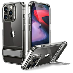 ESR iPhone 15 Pro Max�i6.7�C���`�j�X�^���h�t�\�t�g�P�[�X ESR Clear ESRBoostKickstandCaseCompatiblewithiPhone15ProMax BoostKickstandCase