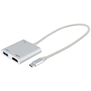 Nakabayashi fϊA_v^ [USB-C IXX HDMI /USB-A{USB-CXd /USB Power DeliveryΉ /100W] 4KΉ(Chrome/Android/iPadOS/Mac/Windows11Ή) Vo[ UD-C03SL UDC03SL