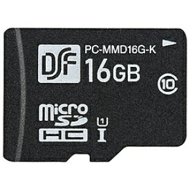 オーム電機 高耐久マイクロSDメモリーカード 16GB PC-MMD16G-K ［Class10 /16GB］ PCMMD16GK