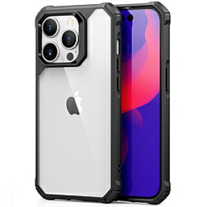 ESR iPhone 14 Pro�Ή��G�A�A�[�}�[�ی�P�[�X ESR Clear Black ESRAirArmorCaseforiPhone14Pro AirArmorCase