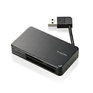 ELECOM(�G���R��) MR3-K303BK ���������[�_���C�^ �P�[�u�����[�^�C�v USB3.0�Ή� �u���b�N MR3K303BK �y864�z