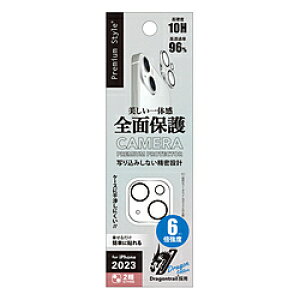 PGA iPhone 15/15 Plus �J�����t���v���e�N�^�[ Premium Style �h���S���g���C��/�N���A PG-23ACLG02CL PG23ACLG02CL �y864�z
