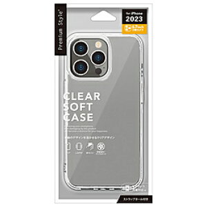 PGA iPhone 15 Pro Max �\�t�g�P�[�X Premium Style �N���A PG-23DTP01CL PG23DTP01CL