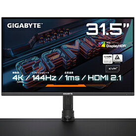 GIGABYTE(ギガバイト) USB-C対応 ゲーミングモニター GIGABYTE M32U-AE ［31.5型 /4K(3840×2160） /ワイド］ GIGABYTEM32U-AE