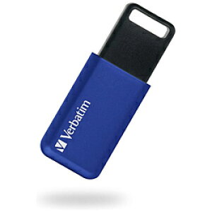 VERBATIMJAPAN USB������ (Mac/Win) �u���[ USBSLM256GBV1 �m256GB /USB TypeA /USB3.2 /�X���C�h���n USBSLM256GBV1