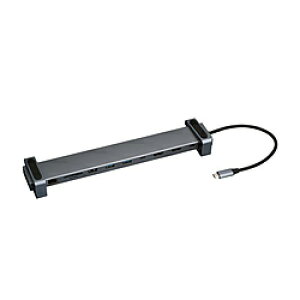 Nakabayashi mUSB-C IXX J[hXbgx2 / HDMIx2 / LAN / USB-Ax3 / USB-Cx2] USB PDΉ 100W hbLOXe[V / m[gp\RX^h O[ UD-C06GY mUSB Power DeliveryΉn UDC06GY y864z