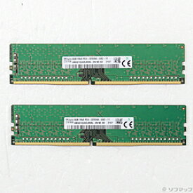 【中古】その他メーカー 288P PC4-25600 DDR4-3200 16GB 8GB×2枚組【291-ud】